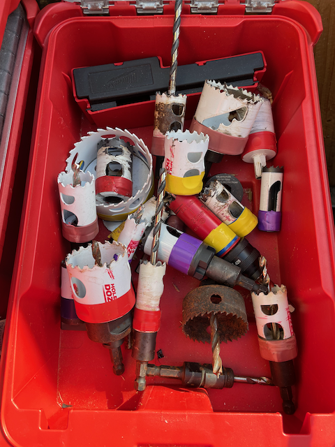 Color Labeled Hole Saws